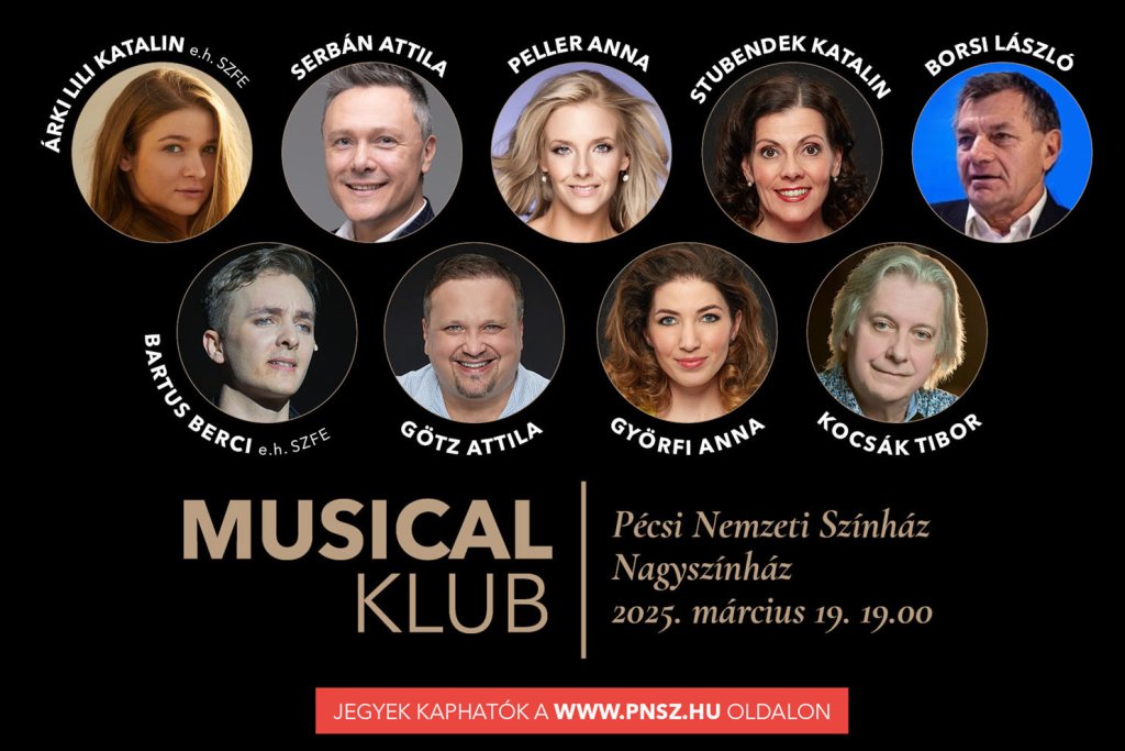 A Musical Klub Pécsen! című hír kiemelt képe